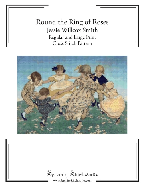 Couverture_Round the Ring of Roses Cross Stitch Pattern - Jessie Willcox Smith