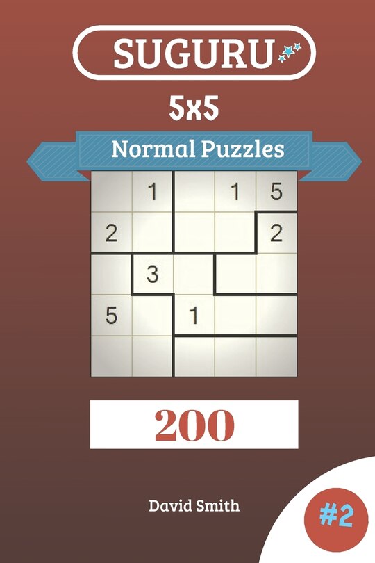 Front cover_Suguru Puzzles - 200 Normal Puzzles 5x5 Vol.2