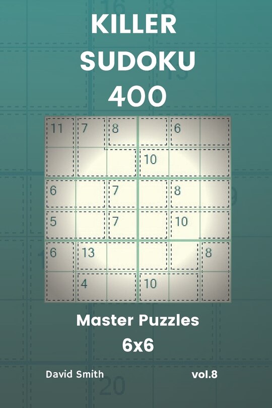 Couverture_Killer Sudoku - 400 Master Puzzles 6x6 Vol.8