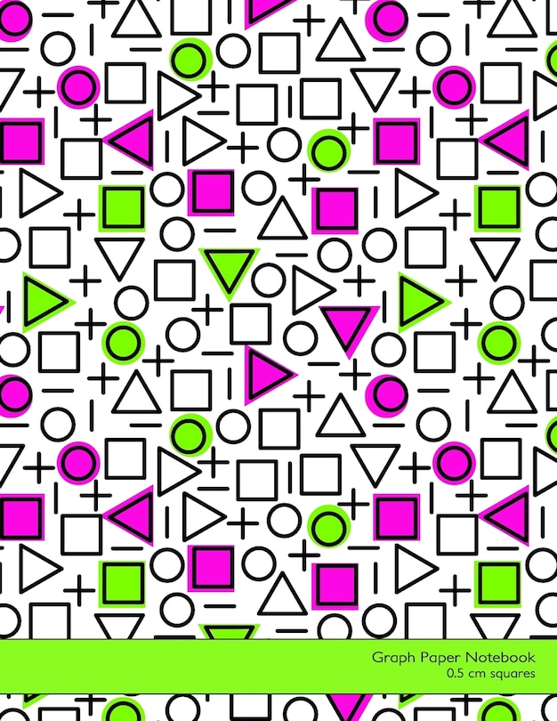 Front cover_Graph Paper Notebook 0.5 CM Squares