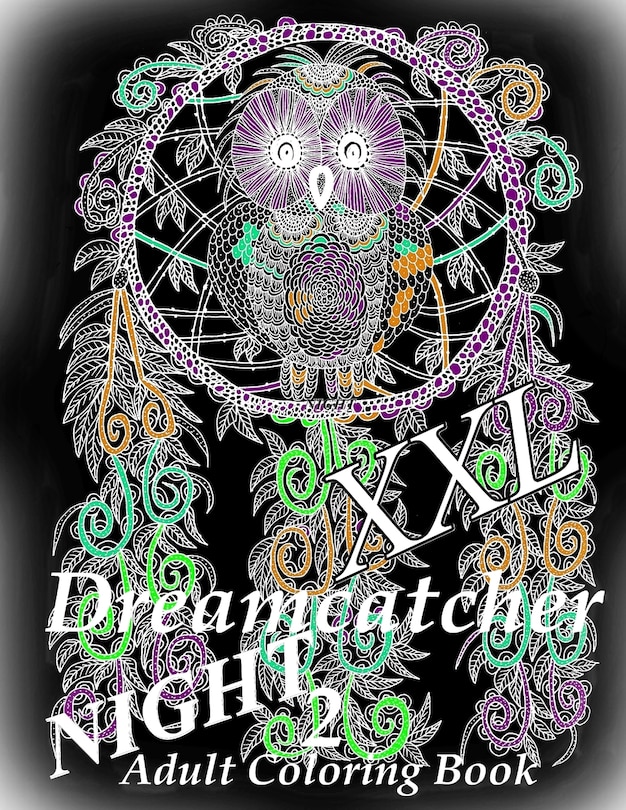 Couverture_Dreamcatcher Night XXL 2 - Coloring Book for Relax