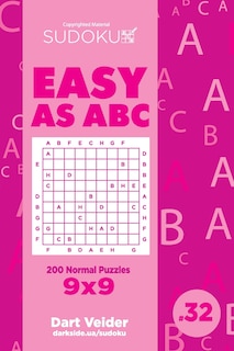 Front cover_Sudoku Easy as ABC - 200 Normal Puzzles 9x9 (Volume 32)