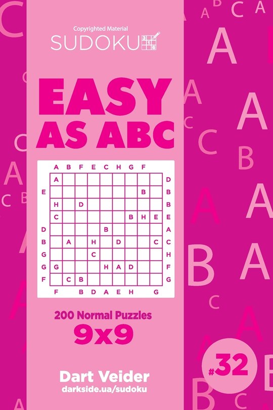 Front cover_Sudoku Easy as ABC - 200 Normal Puzzles 9x9 (Volume 32)