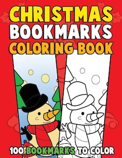 Front cover_Christmas Bookmarks Coloring Book