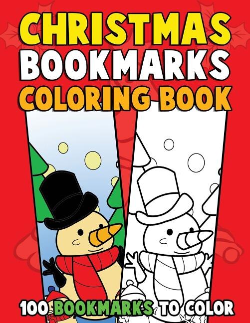 Front cover_Christmas Bookmarks Coloring Book
