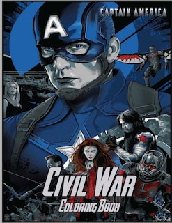 Front cover_Captain America Civil War Coloring Book
