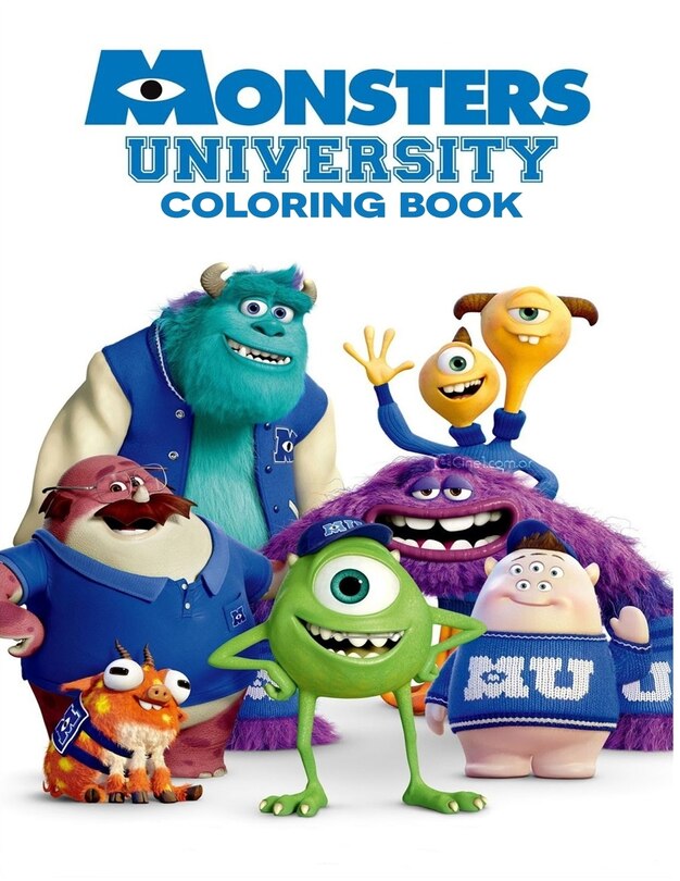 Couverture_Monsters University Coloring Book