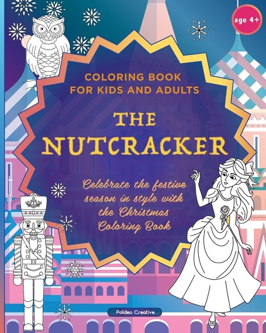 Front cover_The Nutcracker - Coloring Book for Kids and Adults