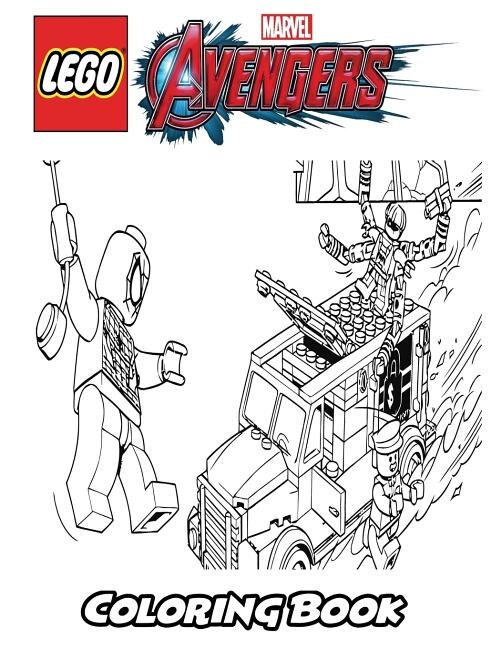 Lego Marvel Avengers Coloring Book: Coloring Book For Kids And Adults, Activity Book With Fun, Easy, And Relaxing Coloring Pages