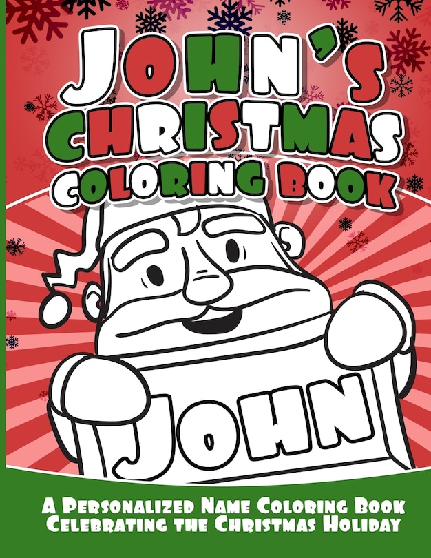 Front cover_John's Christmas Coloring Book
