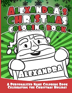 Front cover_Alexandra's Christmas Coloring Book