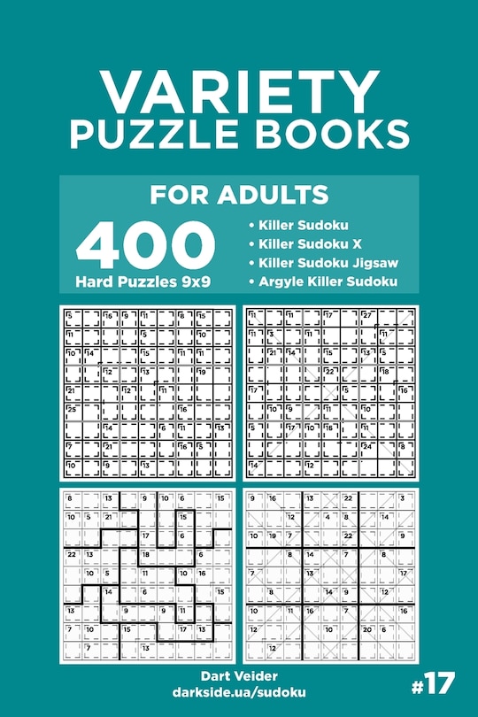 Couverture_Variety Puzzle Books for Adults - 400 Hard Puzzles 9x9