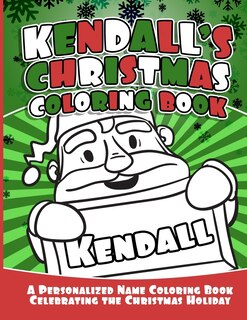Front cover_Kendall's Christmas Coloring Book