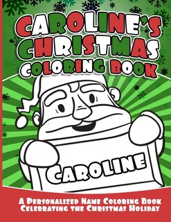Front cover_Caroline's Christmas Coloring Book