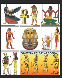 Front cover_Egyptian Coloring Book
