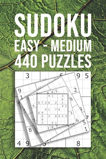 Front cover_SUDOKU easy - medium 440 Puzzles