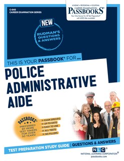 Front cover_Police Administrative Aide (c-640)