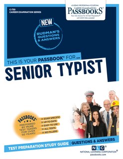 Front cover_Senior Typist (C-730)