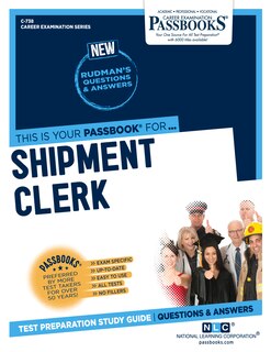 Front cover_Shipment Clerk (C-738)