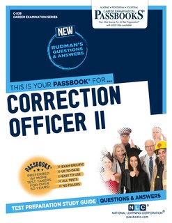 Front cover_Correction Officer Ii (c-838)