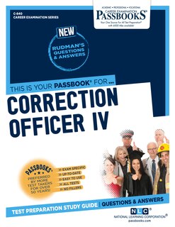 Front cover_Correction Officer Iv (c-840)