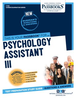 Front cover_Psychology Assistant Iii (c-922)
