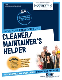 Front cover_Cleaner-maintainer's Helper (c-1195)