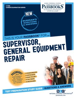 Front cover_Supervisor, General Equipment Repair (C-1458)