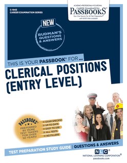 Couverture_Clerical Positions (entry Level) (c-1943)