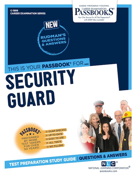 Security Guard (c-1999): Passbooks Study Guide, Book by National ...