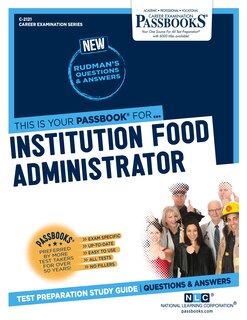 Front cover_Institution Food Administrator (C-2121)
