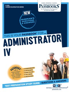 Front cover_Administrator IV (C-2176)
