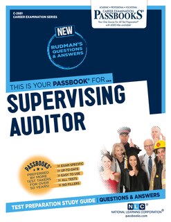 Front cover_Supervising Auditor (C-2681)