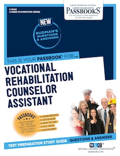 Front cover_Vocational Rehabilitation Counselor Assistant (C-3040)