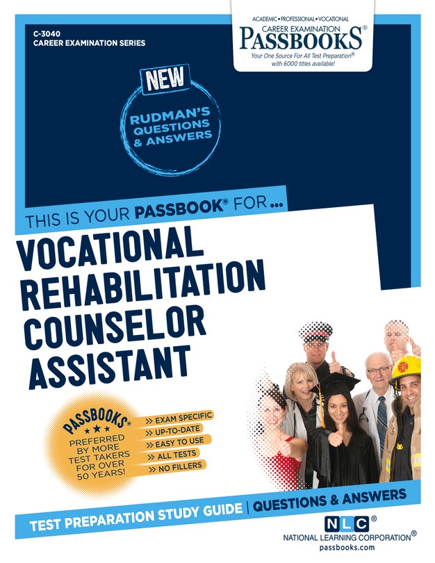 Front cover_Vocational Rehabilitation Counselor Assistant (C-3040)