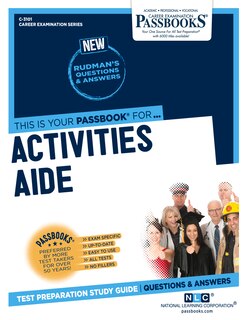 Front cover_Activities Aide (C-3101)