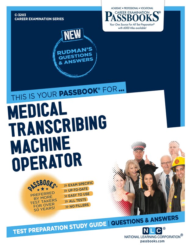 Front cover_Medical Transcribing Machine Operator (C-3203)