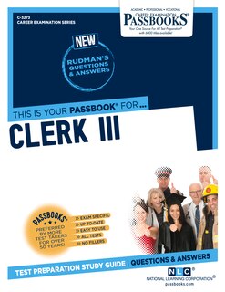Front cover_Clerk Iii (c-3273)
