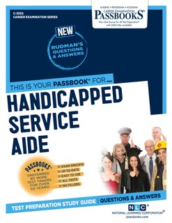 Front cover_Handicapped Service Aide (c-3305)