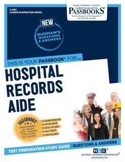 Front cover_Hospital Records Aide (C-3451)