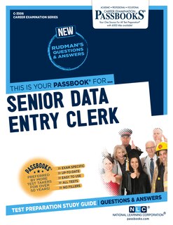Front cover_Senior Data Entry Clerk (c-3506)