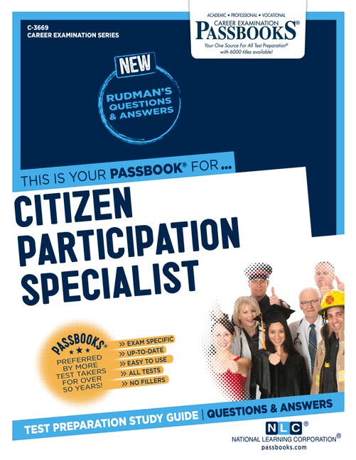 Front cover_Citizen Participation Specialist (C-3669)