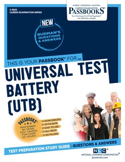 Front cover_Universal Test Battery (utb) (c-3829)