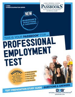 Front cover_Professional Employment Test (c-3850)