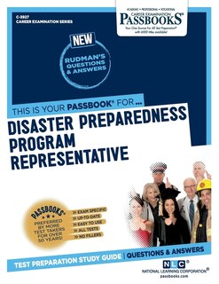 Front cover_Disaster Preparedness Program Representative (C-3927)