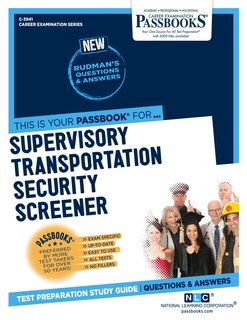 Front cover_Supervisory Transportation Security Screener (c-3941)