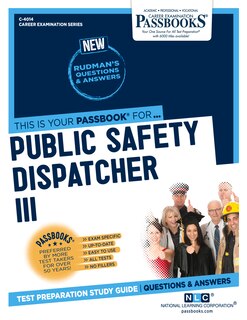 Front cover_Public Safety Dispatcher Iii (c-4014)