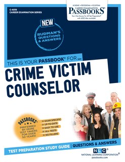 Front cover_Crime Victim Counselor (c-4019)