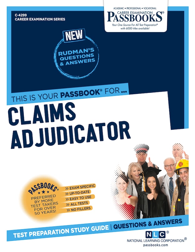 Front cover_Claims Adjudicator (c-4299)