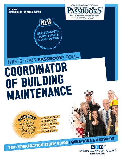Front cover_Coordinator of Building Maintenance (C-4403)